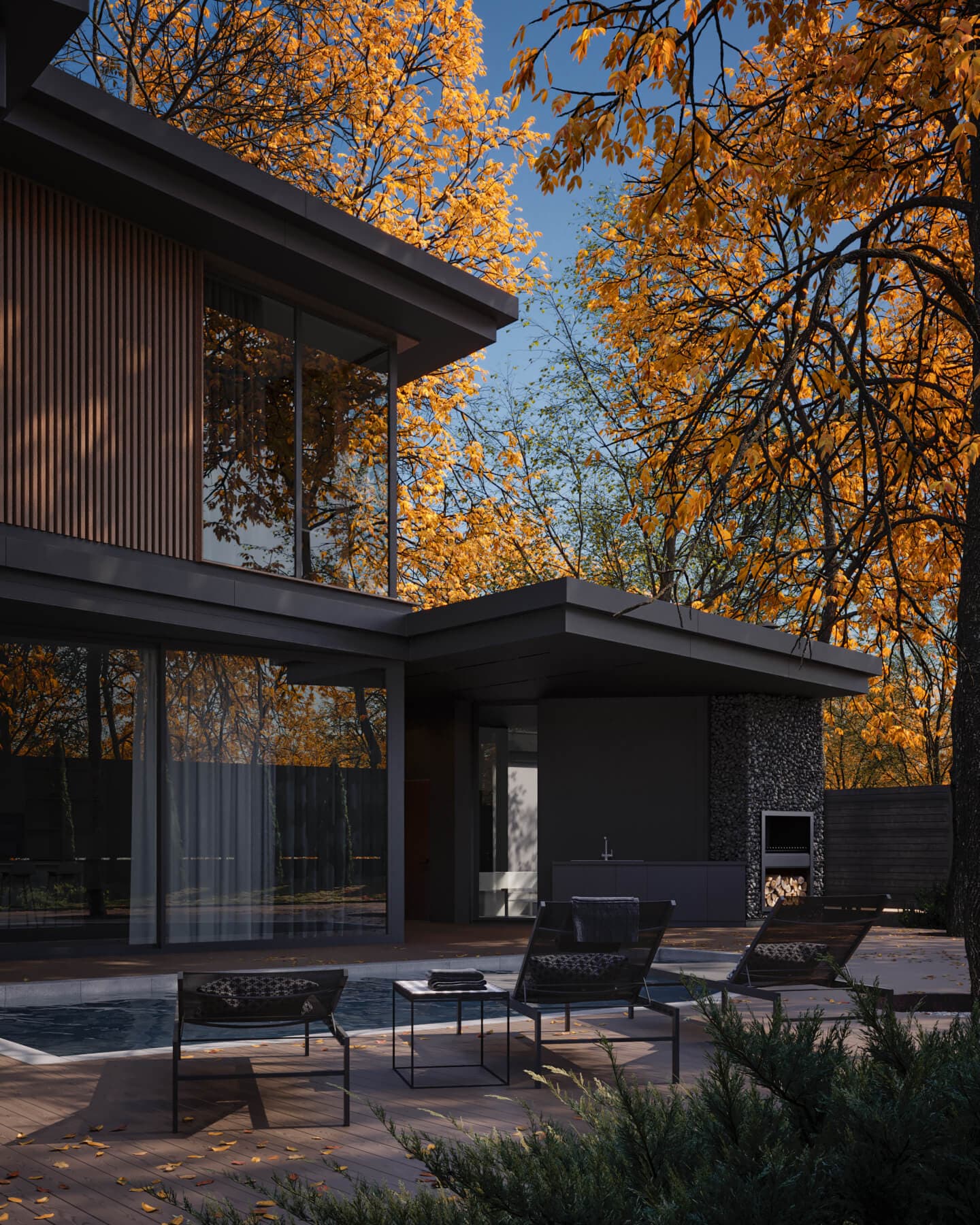 Сучасний двоповерховий будинок CV HOUSE