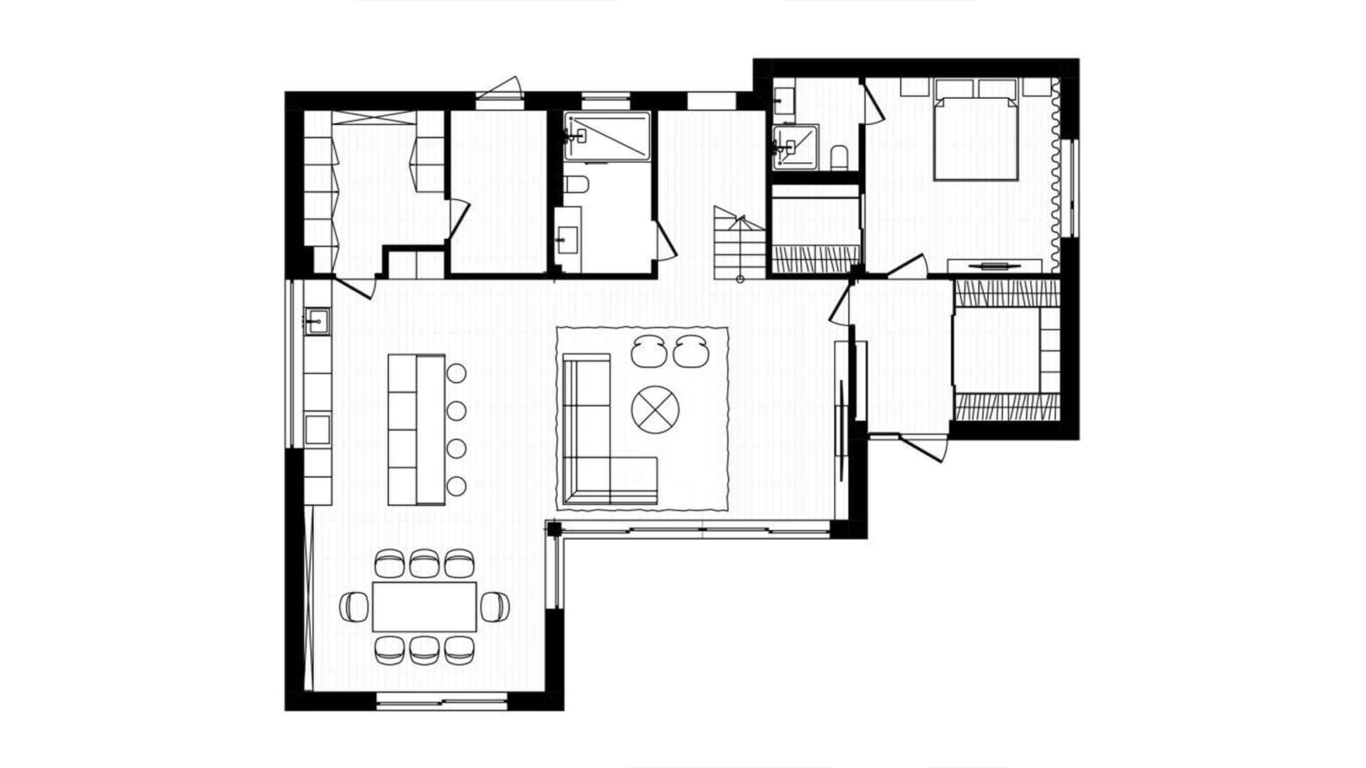 Сучасний двоповерховий будинок IVR HOUSE