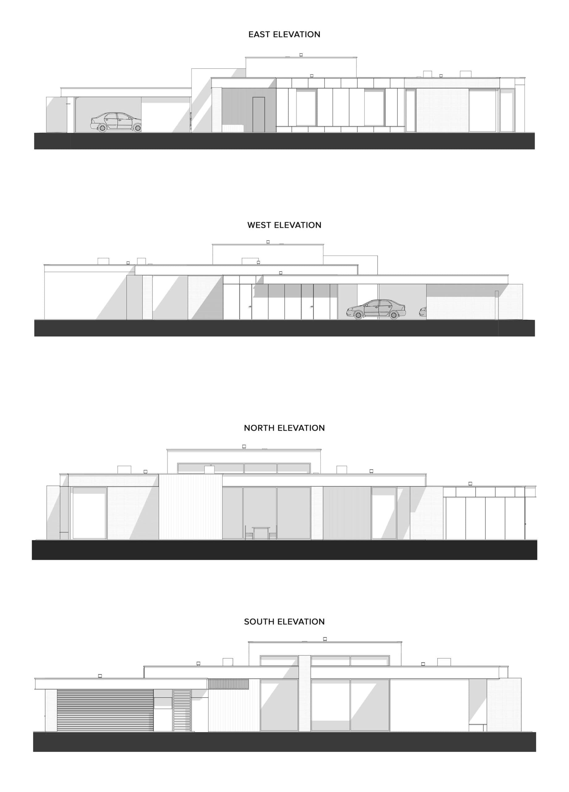 Сучасний одноповерховий будинок CHR HOUSE фасади