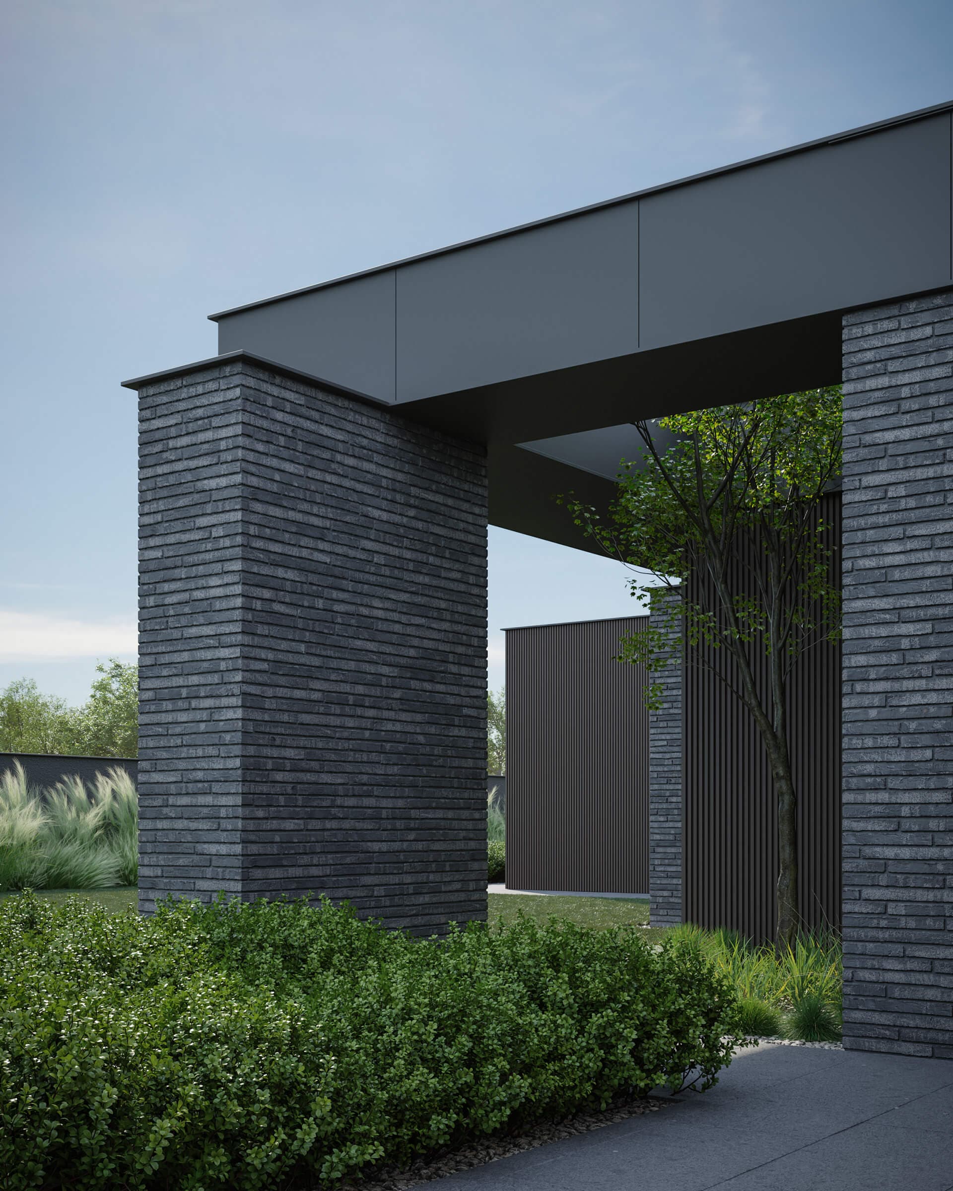 Сучасний одноповерховий будинок CHR HOUSE