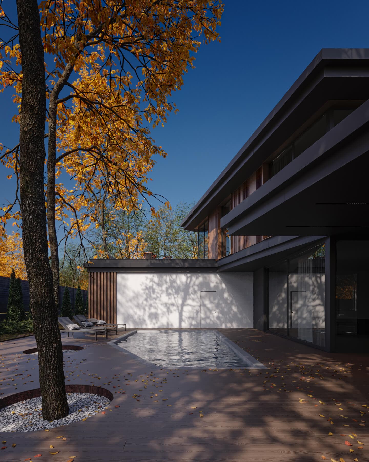 Сучасний двоповерховий будинок CV HOUSE