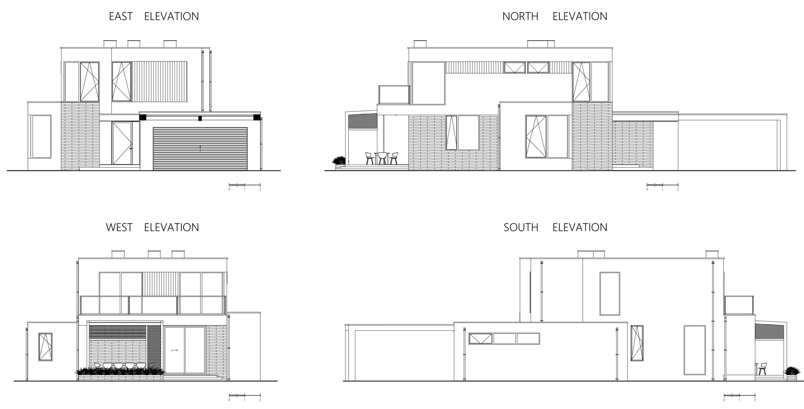Сучасний двоповерховий будинок A2 HOUSE