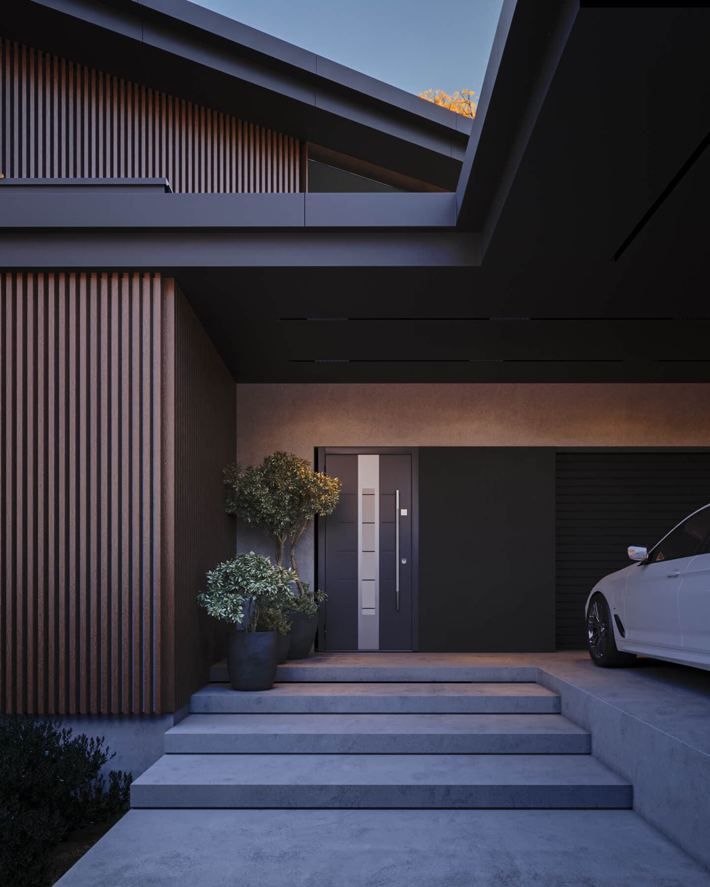 Сучасний двоповерховий будинок CV HOUSE