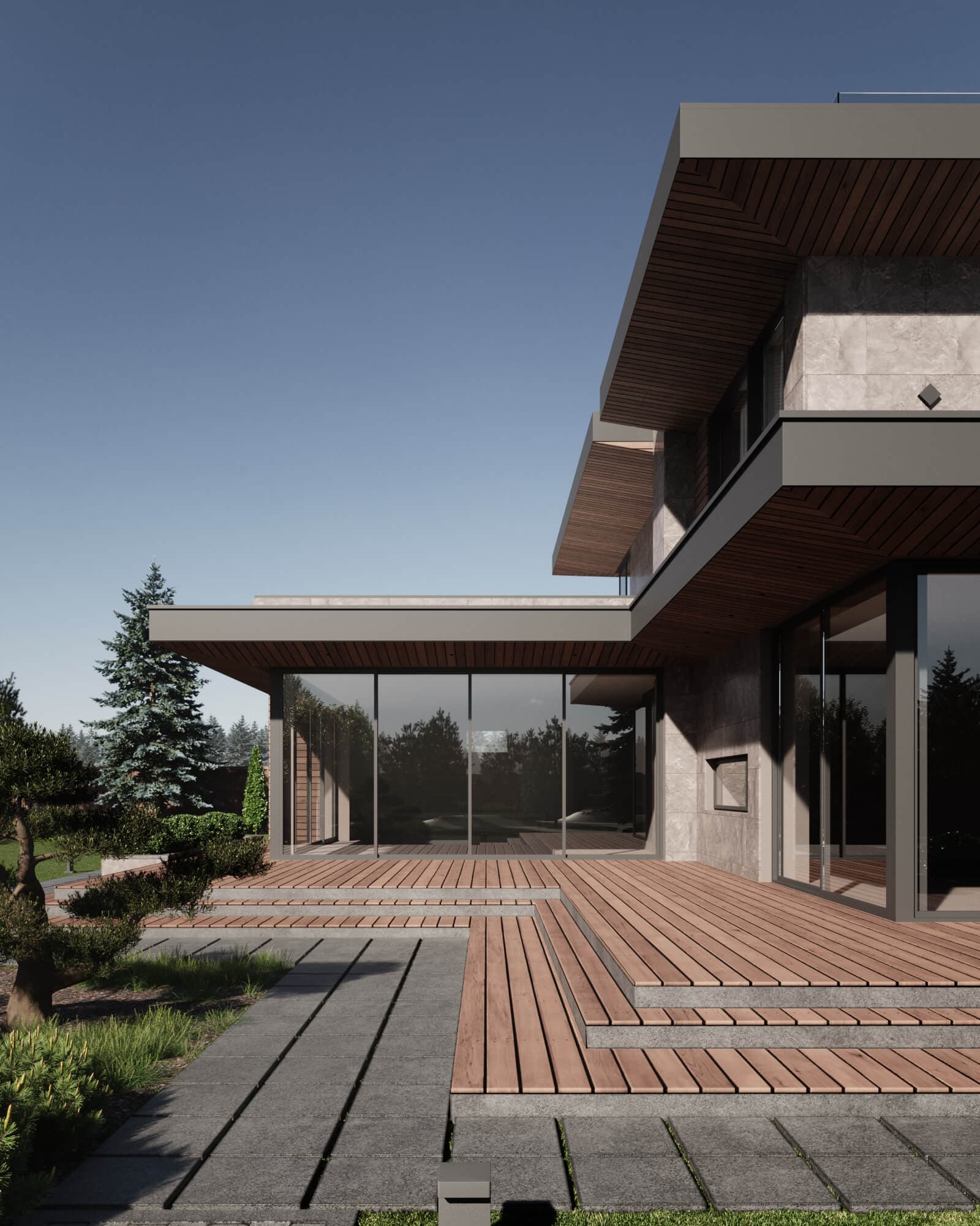 Сучасний двоповерховий будинок BD HOUSE