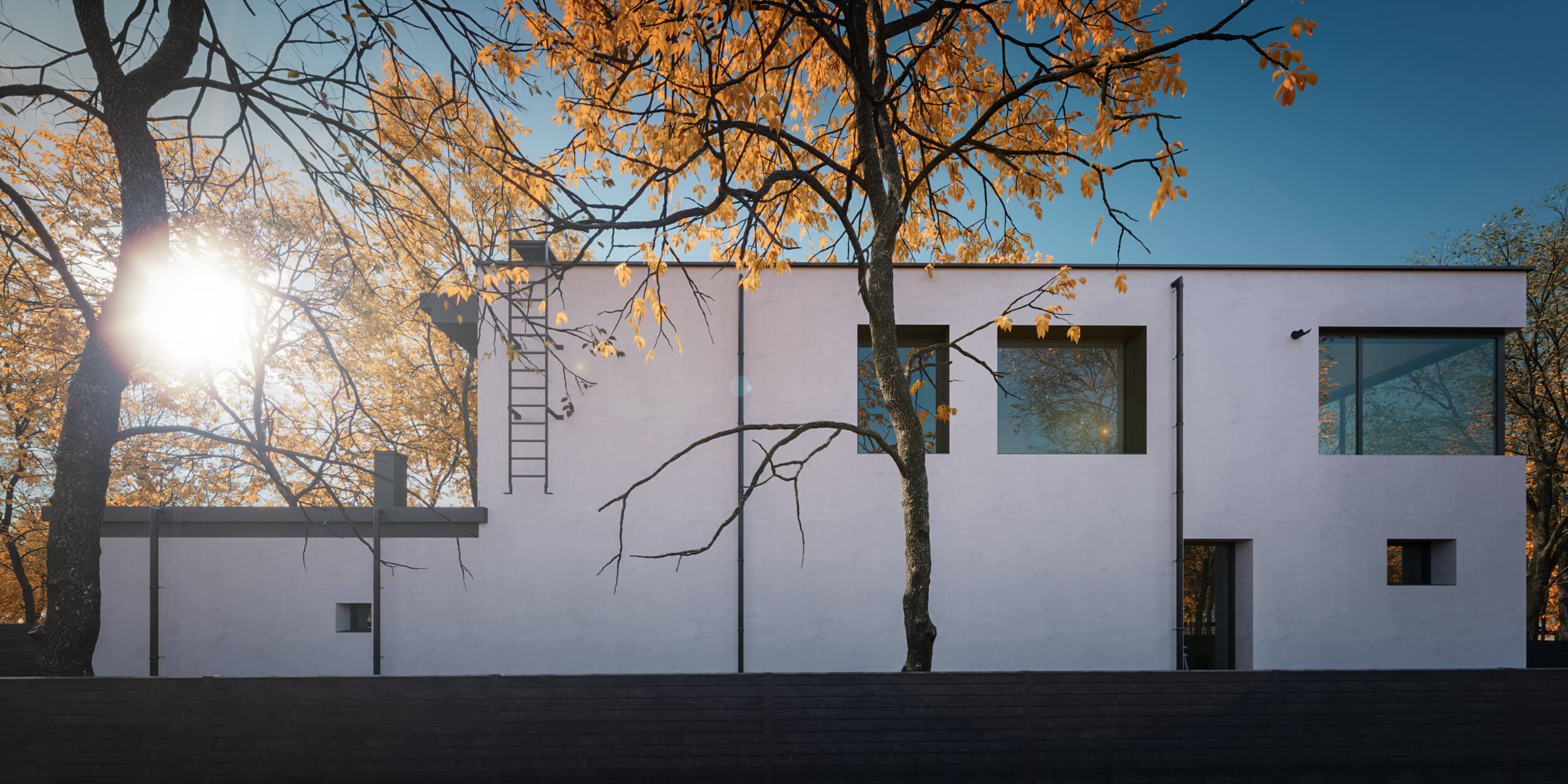 Сучасний двоповерховий будинок CV HOUSE