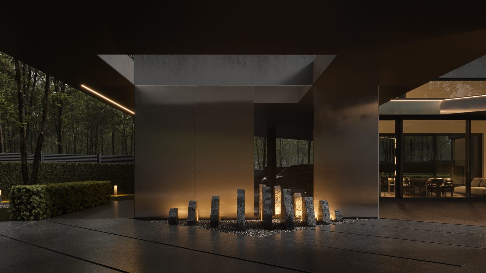 Сучасний одноповерховий будинок ELEMENS HOUSE